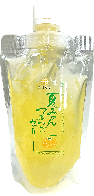 画像:夏みかんつぶつぶゼリー
