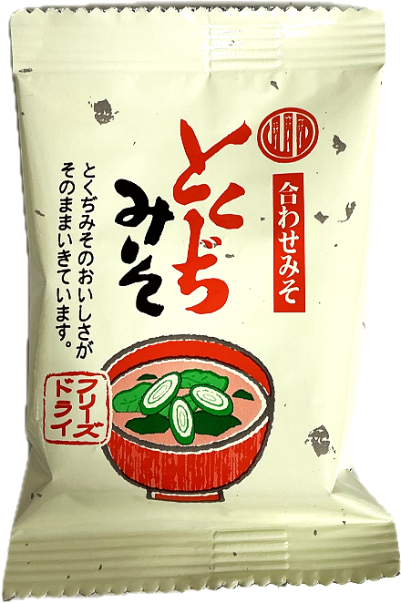 画像:とくぢみそ(即席みそ汁)