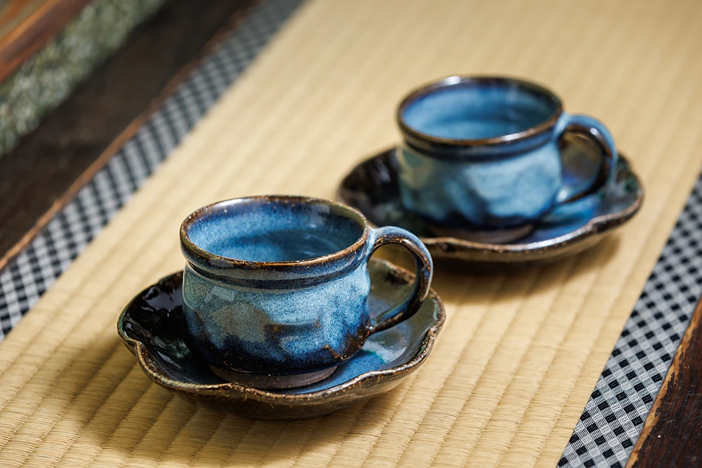 画像：「銀河ブルーコーヒーセット」